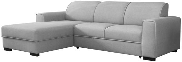 Ecksofa 'Luminne' grau Links