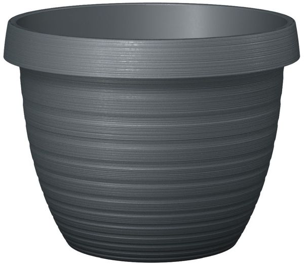 Scheurich Pflanzgefäß Country Star Ø 30 x 22,4 cm metallic grey