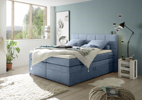 ED Exciting Design Boxspringbett Tacoma 180x200 mit Bettkästen