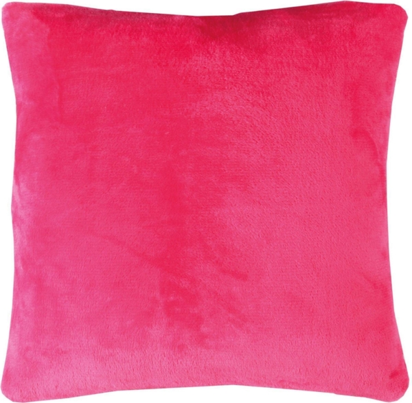 Kissenhülle Kuschel "Celina", in der Größe "60 x 60cm" - Pink - Kissenbezug mit Reißverschluss Bild 2