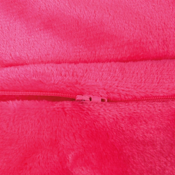 Kissenhülle Kuschel "Celina", in der Größe "60 x 60cm" - Pink - Kissenbezug mit Reißverschluss Bild 9