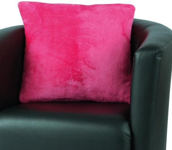Kissenhülle Kuschel "Celina", in der Größe "60 x 60cm" - Pink - Kissenbezug mit Reißverschluss Bild 1