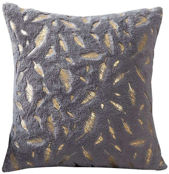 BTTO Kissenbezüge Kissenbezüge 45x45cm,Zierkissenbezug Goldstempelfeder Kissenhüllen, (4 Stück), Samt Zierkissenhülle,Couchkissenbezug,Sofakissenbezug,für Dekor