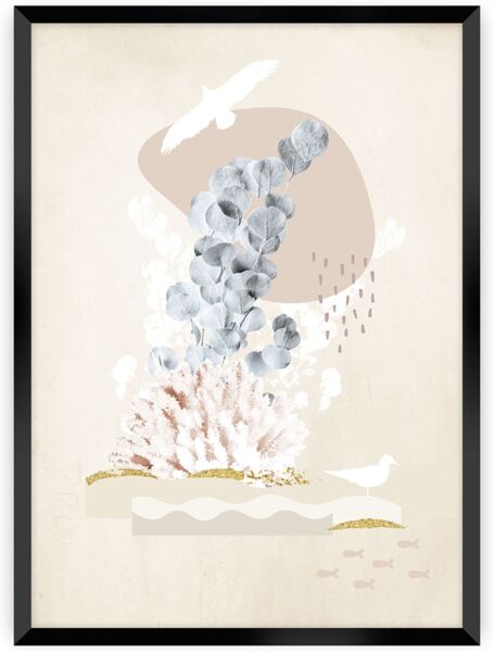 Dekoria Poster Beige Abstract I