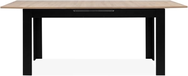 Kulissentisch >Birmingham< ausziehbar bis 200cm, in Artisan Eiche Dekor / Schwarz - 160/200x75x80 (BxHxT) Bild 7