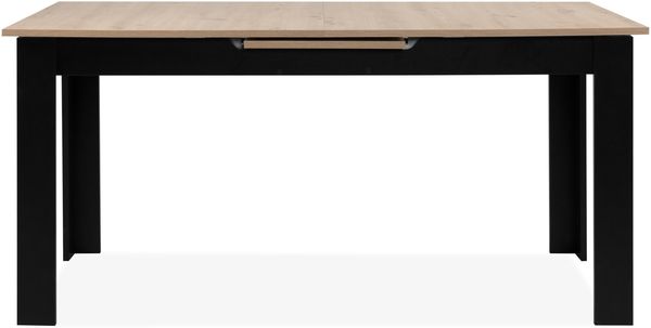 Kulissentisch >Birmingham< ausziehbar bis 200cm, in Artisan Eiche Dekor / Schwarz - 160/200x75x80 (BxHxT) Bild 5