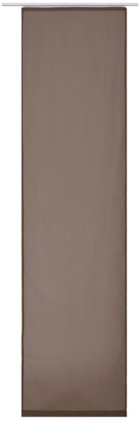 ELBERSDRUCKE Schiebegardine SV Feel Good Uni, Klettband (1 St), transparent, Flächenvorhang