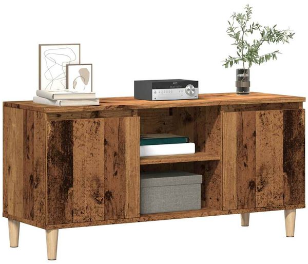 vidaXL TV-Schrank Altholz-Optik 102x35x50 cm Holzwerkstoff 856428