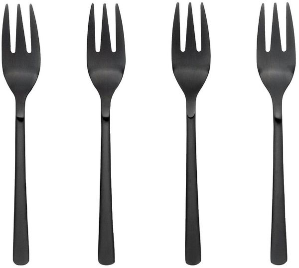 Broste Copenhagen Kuchengabel Hune Mattschwarz (4-teilig) 14479068