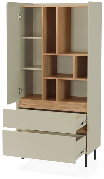Beautysofa Bücherregal LICO mit 2 Schubalden und 1 Tür Bild 3