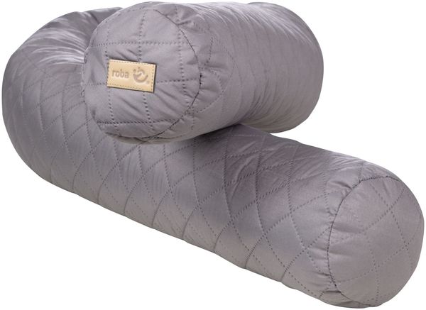roba Bettschlange roba style Bettumrandung anthrazit Babynest 170 cm