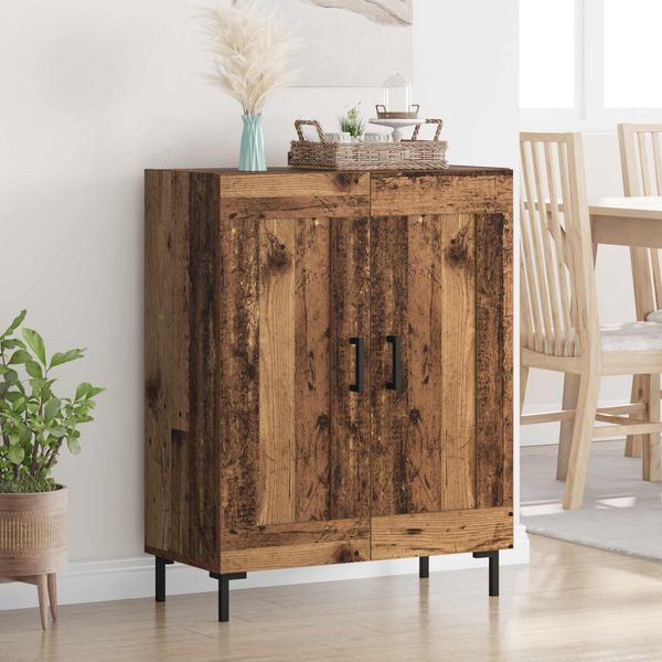 vidaXL Sideboard Altholz 69,5 x 34 x 90 cm Verbundholz und Eisen 881600
