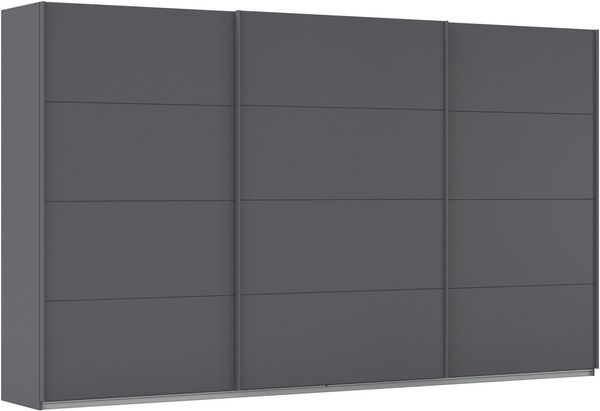 rauch Schwebetürenschrank Kleiderschrank Schrank Garderobe AGORDO mit Dekor- oder Hochglanzfront (in zwei Griff-Farben) durchdachte Innenausstattung, in 4 Breiten und 2 Höhen MADE IN GERMANY