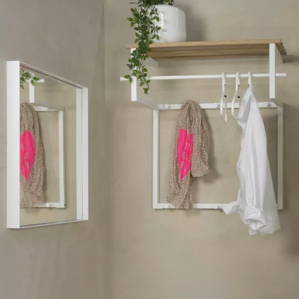 Spinder Spiegel Donna 2 Eckig 60x60 cm Weiß Bild 3