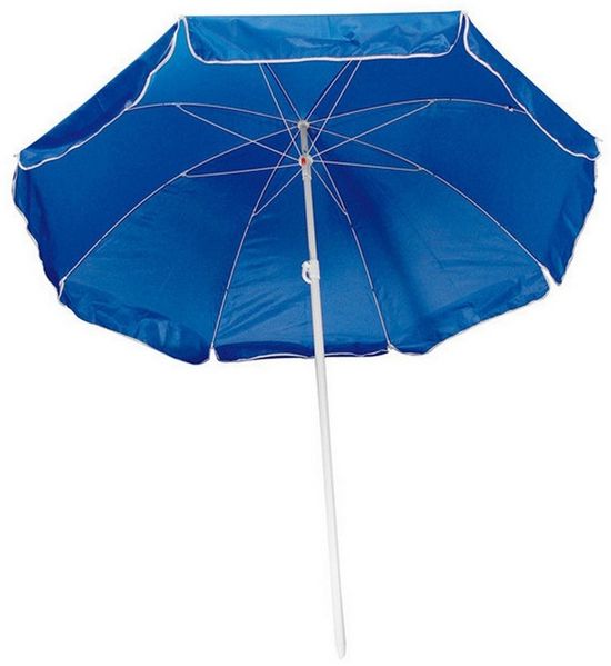 Macma Sonnenschirm Strandschirm / Sonnenschirm / stufenlos verstellbar / Farbe: blau