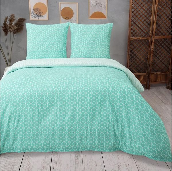Vency Home Bettwäsche in Gr. 135x200, 155x220 cm oder 200x200, 3 teilig, 1x Bettbezug Reißverschluss + 2x Kissenbezug 80x80 Umschlagverschluss