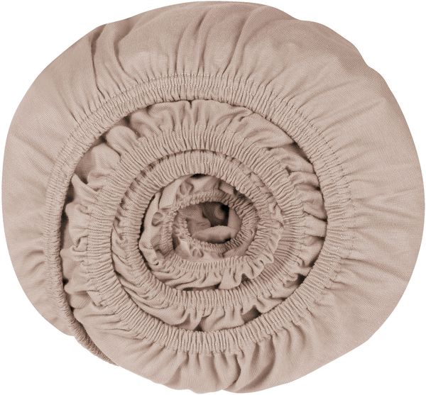 Uncover by Schiesser Spannbettlaken New Jersey - Edeljersey - 180 x 200 cm - Taupe Bild 4
