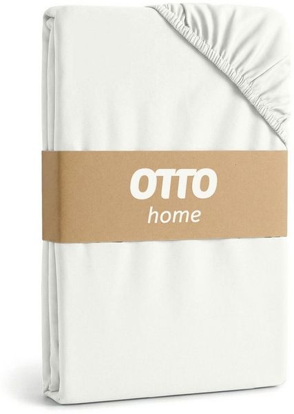 OTTO home Spannbettlaken BLACKBERRY in BASIC und PREMIUM Qualität, 100% Baumwolle, Jersey (160 g/m), Gummizug: rundum, (2 Stück), für hohe Matratzen bis 28 cm, Bettlaken, Spannbetttuch, pflegeleicht