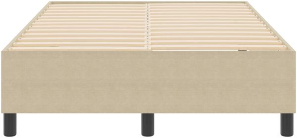 vidaXL Plattformbettgestell Grau-Grün 120 x 190 cm Cordstoff 3337401 Bild 5