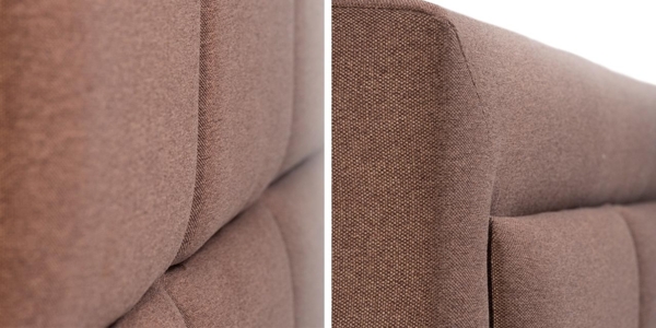 Polsterbett Classic mit Gerolltes Lattenrost (Farbe: Sand, Größe: 120x200 cm) Bild 4