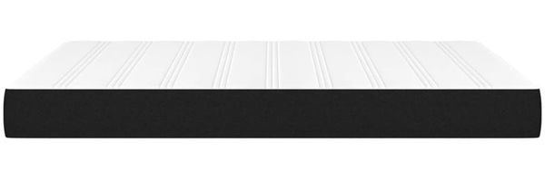 vidaXL Taschenfederkernmatratze Mittel Schwarz 140x200x20 cm Stoff 347796 Bild 4