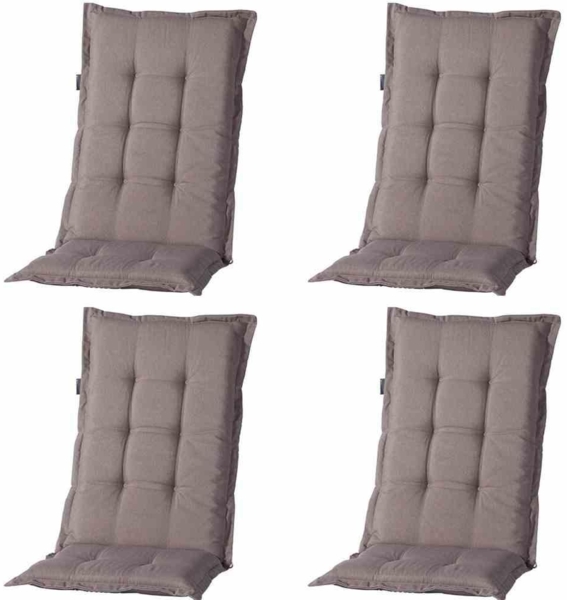 Allibert Set 4 x Panama taupe A hoch 50 % Baumwolle, 45 % Polyester