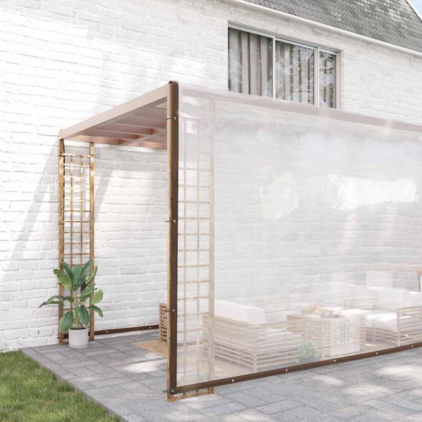 vidaXL Pflanzenabdeckung Transparent 10 x 10 m PE 3429332