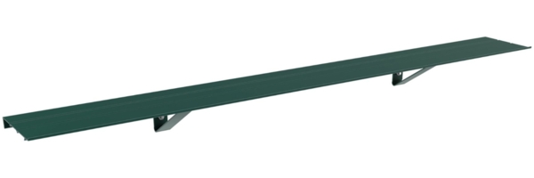 Vitavia Wandregal für Gewächshäuser, smaragd grün, 122x15 cm