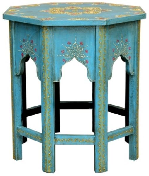 Orientalischer Beistelltisch Saada Blau L