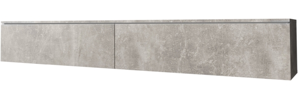 TV-Lowboard Stone 180, ohne Beleuchtung, Farbe: Beton