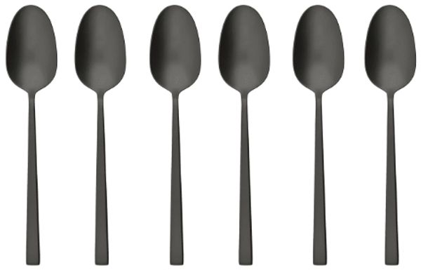Sambonet Rock Antique Mokkalöffel Edelstahl/PVD 2Black Set6