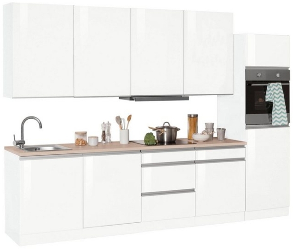 KOCHSTATION Küchenzeile KS-Ohio, mit E-Geräten, Breite 300 cm Bild 4