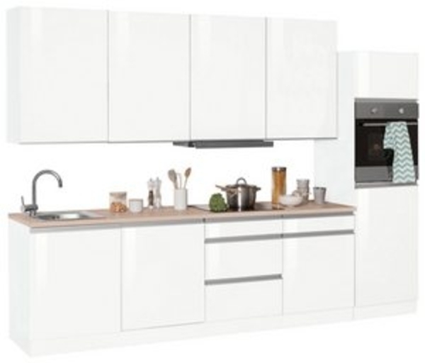 KOCHSTATION Küchenzeile KS-Ohio, mit E-Geräten, Breite 300 cm Bild 6