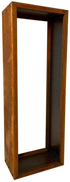 Kaminholzregal Brennholzregal Edelrost 115x40x25 cm Holzregal Rost Cortenstahl