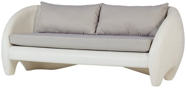 2-Sitzer Gartensofa Viale - Natur, inkl. Kissen