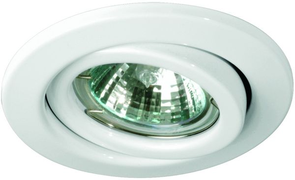 Nice Price Basic Einbauleuchten schwenkbar max. 50W 230V GU10 51mm Weiß/Metall3034