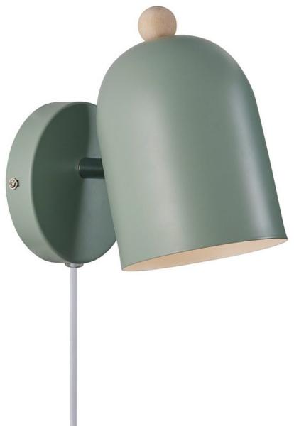 Nordlux 'Gaston' Wandleuchte, E27 IP20, Staubgrün, 195x195 mm