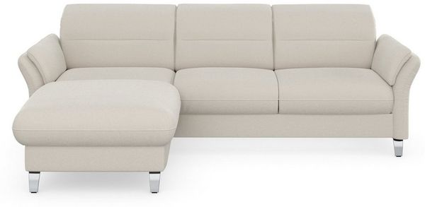 sit&more Ecksofa Grenoble L-Form mit Federkern, wahlweise mit Bettfunktion, Bettkasten, Arm- und Kopfteilverstellung Bild 2