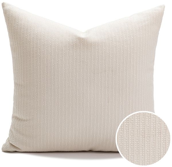 ABC Kissenbezug, beige, Polyester / Baumwolle, 45 x 45 x 45 cm