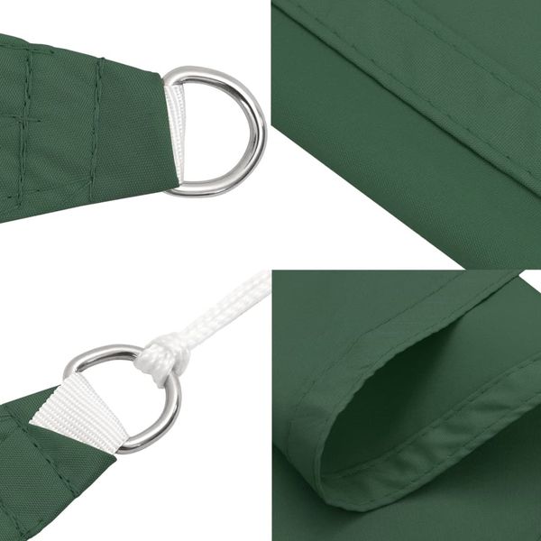 vidaXL Sonnensegel Oxford-Gewebe Quadratisch 4x4 m Dunkelgrün 135469 Bild 6