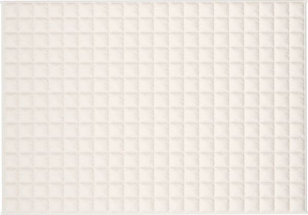 vidaXL Gewichtsdecke Stoff, 1 x Gewichtsdecke, Helle Cremefarbe, 135x200 cm, 100 % Baumwolle, 6 kg Bild 3