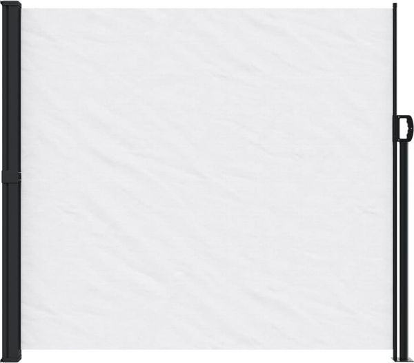 vidaXL Seitenmarkise Ausziehbar Weiß 180x500 cm 4004451 Bild 3