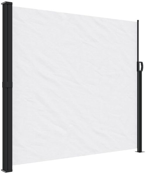 vidaXL Seitenmarkise Ausziehbar Weiß 180x500 cm 4004451 Bild 2