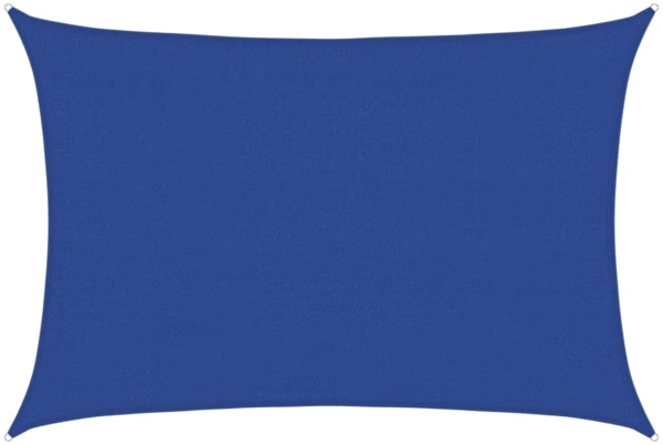 vidaXL Sonnensegel 160 g/m² Rechteckig Blau 4x6 m HDPE 311519