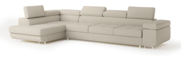 Masseno Ecksofa VICENTE mit Schlaffunktion L-Form, Sofa mit Bettkasten