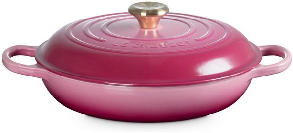LE CREUSET Kochtopf Gourmet-Profitopf Signature rund berry 30cm, Steinzeug