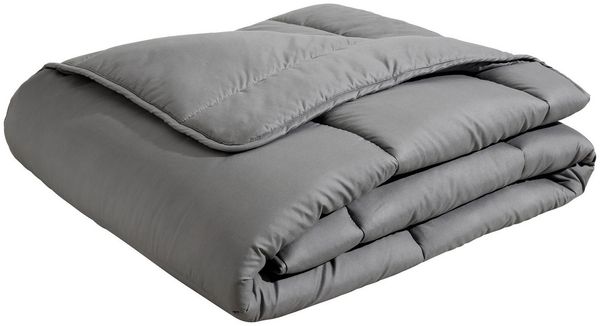 OTTO home Microfaserbettdecke Clarra, Bettdecke 135x200 cm, 155x220 cm, 200x200 cm, Füllung: Polyester, Bezug: Polyester, Bettdecken in grau, Sommer, Winter, 4 Jahreszeiten, Decke