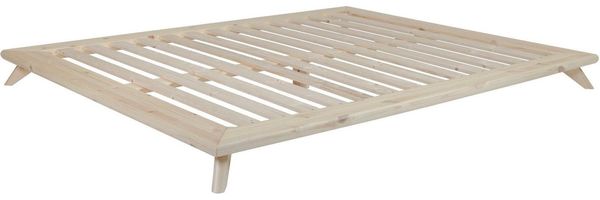 Massivholzbett Bett SENZA 180 x 200 Doppelbett Futon Gestell Kiefer natur