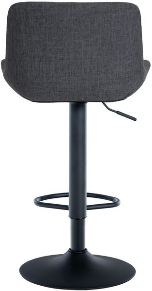 CLP 2er Set Barhocker Tover 360° drehbar und in der Höhe verstellbar,schwarz Stoff Bild 7