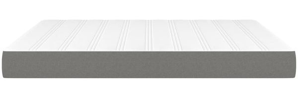 vidaXL Taschenfederkernmatratze Mittel Dunkelgrau 160x200x20 cm Stoff 347815 Bild 4